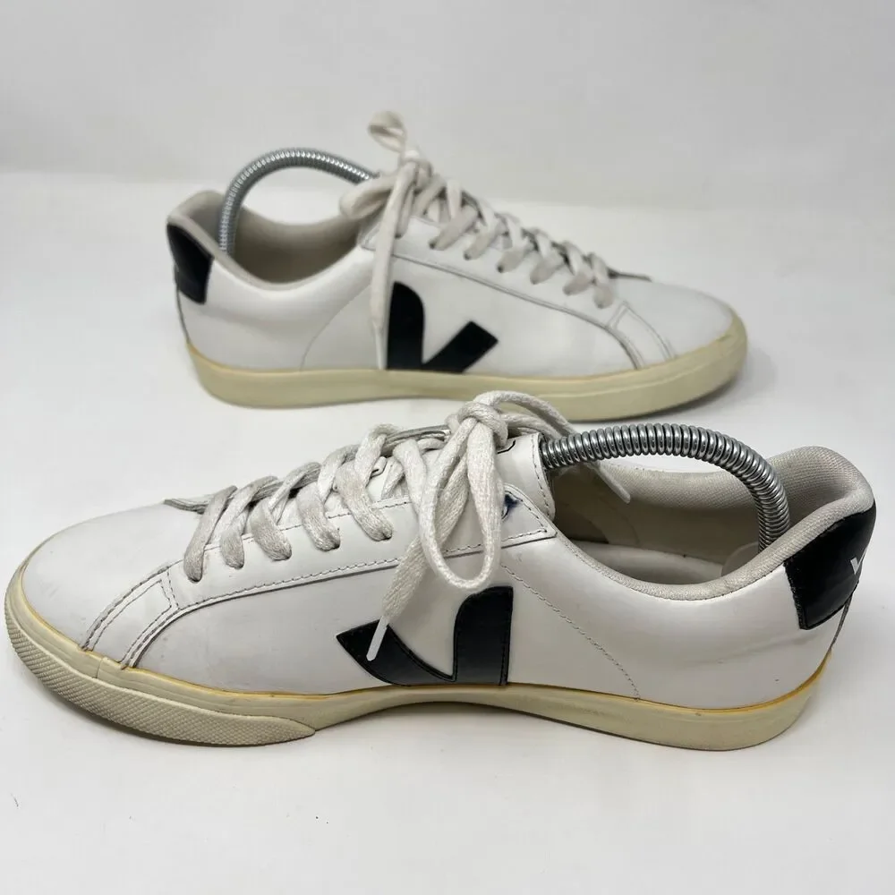 Veja Women's Campo Leather Sneakers, White Size 10
